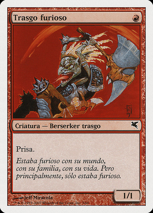 Magic the Gathering Card - Raging Goblin - MTG Circle