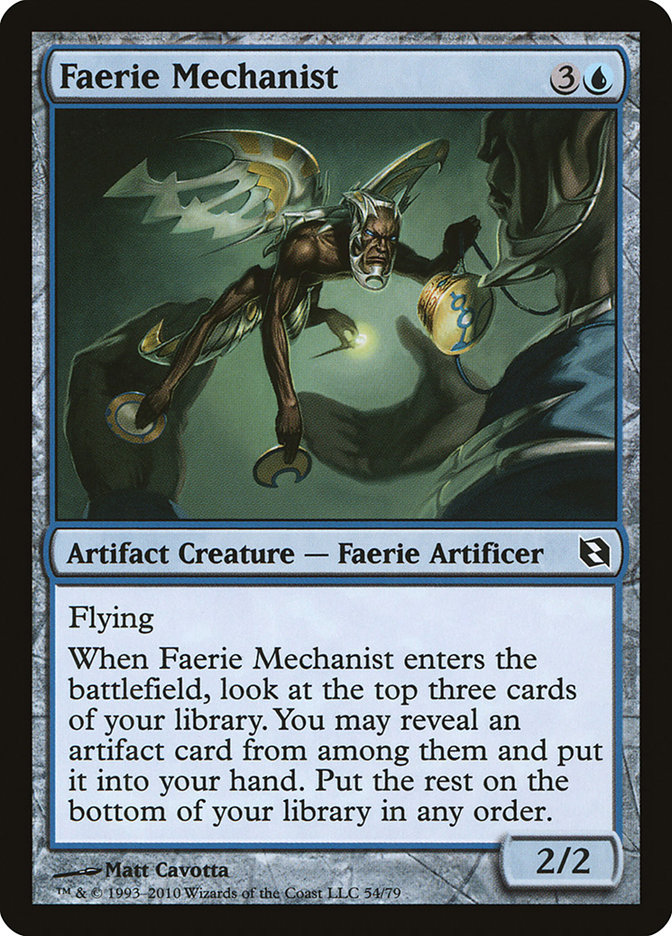 Magic the Gathering Card - Faerie Mechanist - MTG Circle