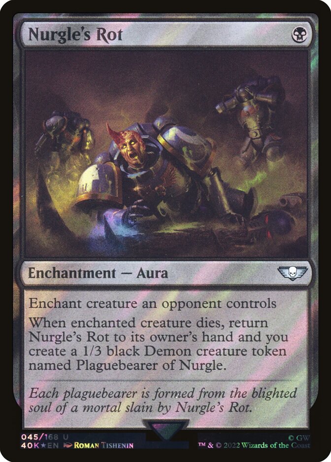 Magic the Gathering Card - Nurgle's Rot - MTG Circle