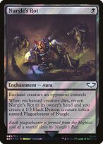 Magic the Gathering Card - Nurgle's Rot - MTG Circle