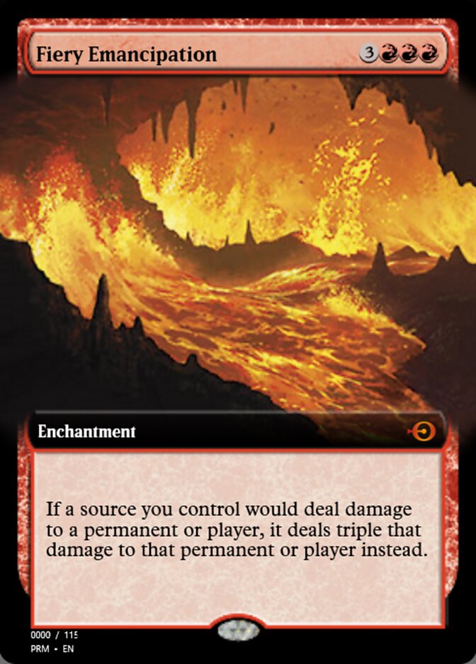 Magic the Gathering Card - Fiery Emancipation - MTG Circle