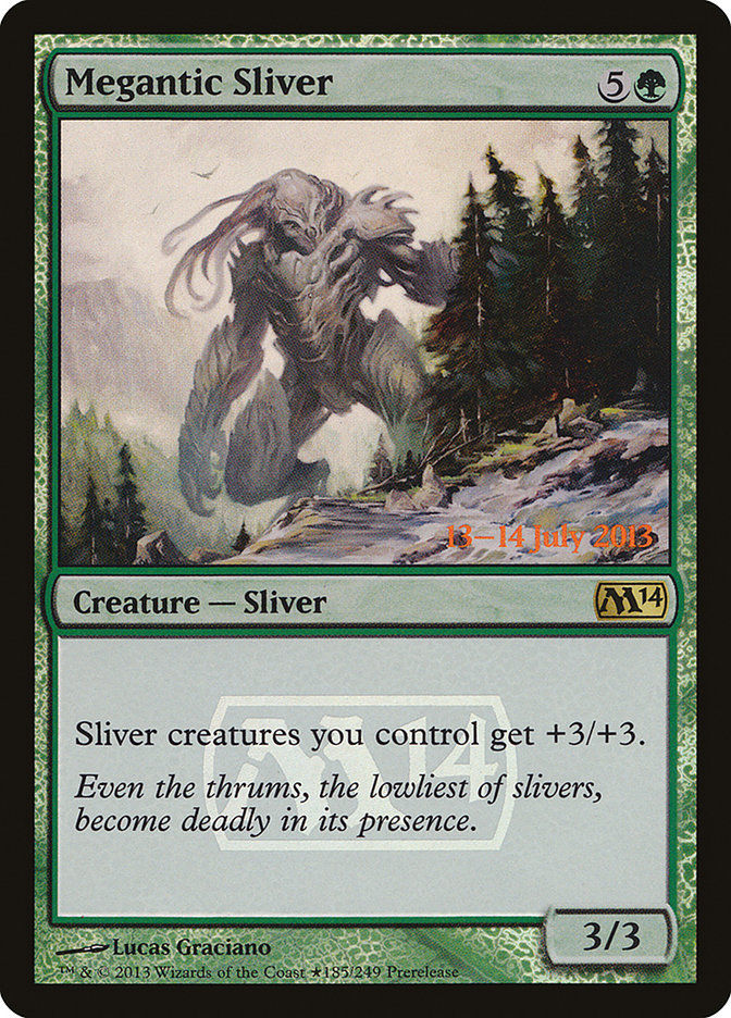 Magic the Gathering Card - Megantic Sliver - MTG Circle