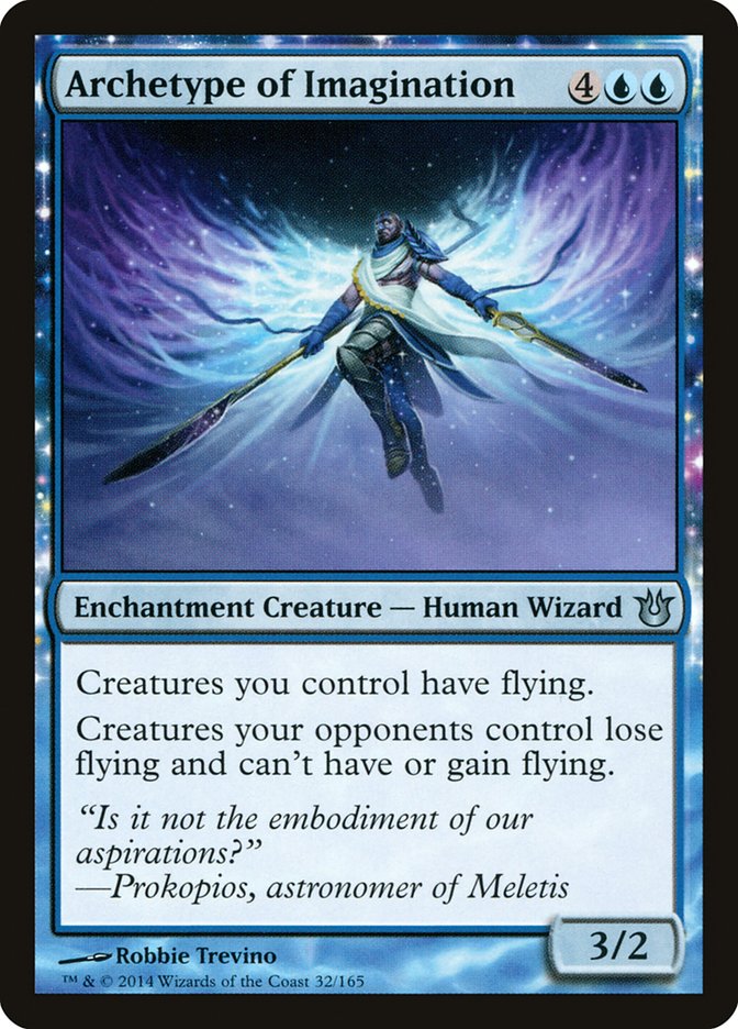 Magic the Gathering Card - Archetype of Imagination - MTG Circle