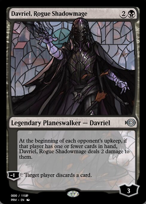 Magic the Gathering Card - Davriel, Rogue Shadowmage - MTG Circle