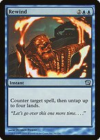 Magic the Gathering Card - Rewind - MTG Circle