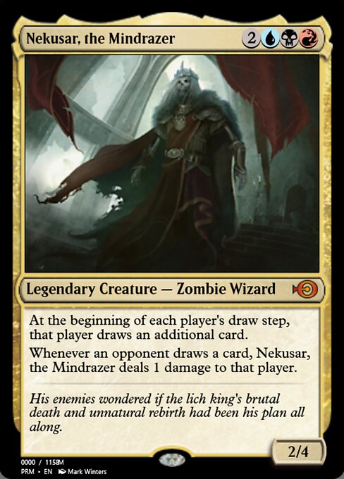 Magic the Gathering Card - Nekusar, the Mindrazer - MTG Circle