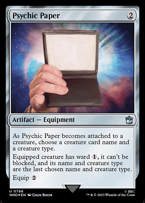 Magic the Gathering Card - Psychic Paper - MTG Circle