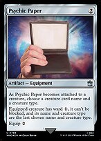 Magic the Gathering Card - Psychic Paper - MTG Circle