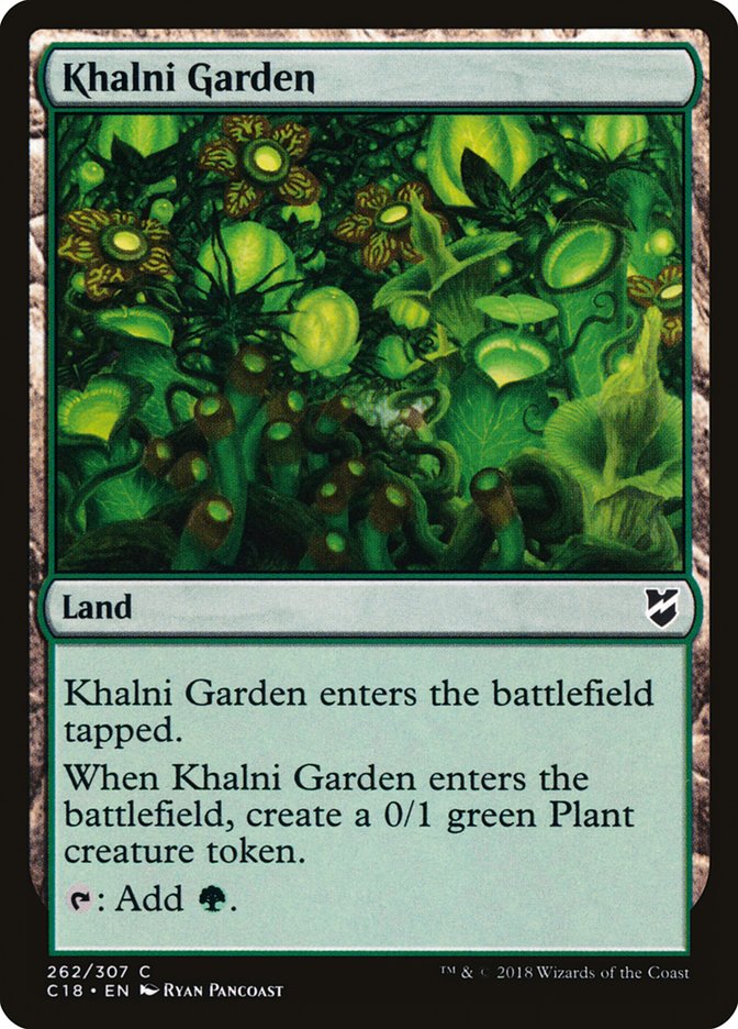 Magic the Gathering Card - Khalni Garden - MTG Circle