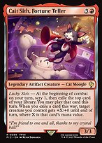 Magic the Gathering Card - Cait Sith, Fortune Teller - MTG Circle