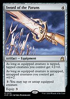 Magic the Gathering Card - Sword of the Paruns - MTG Circle