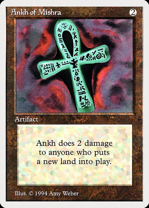 Magic the Gathering Card - Ankh of Mishra - MTG Circle