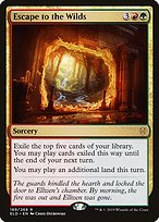 Magic the Gathering Card - Escape to the Wilds - MTG Circle