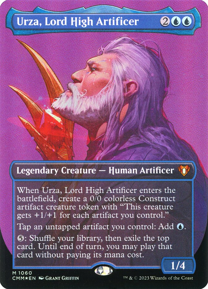 Magic the Gathering Card - Urza, Lord High Artificer - MTG Circle