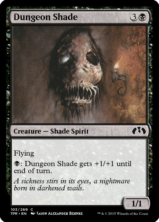 Magic the Gathering Card - Dungeon Shade - MTG Circle