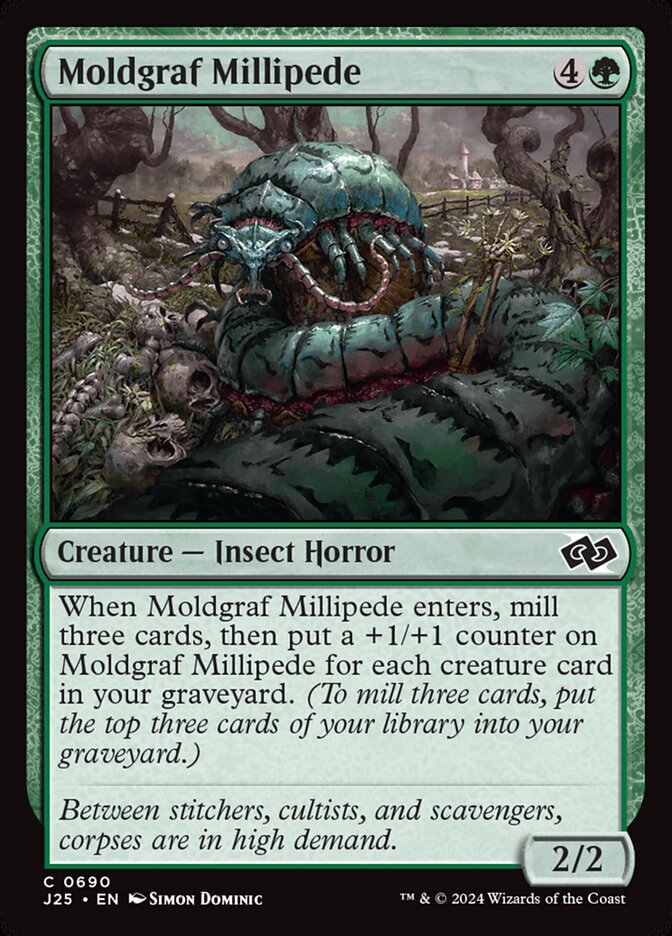 Magic the Gathering Card - Moldgraf Millipede - MTG Circle