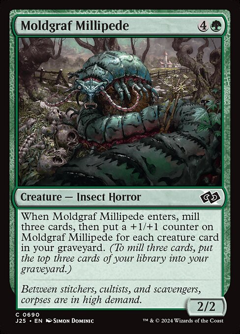 Magic the Gathering Card - Moldgraf Millipede - MTG Circle