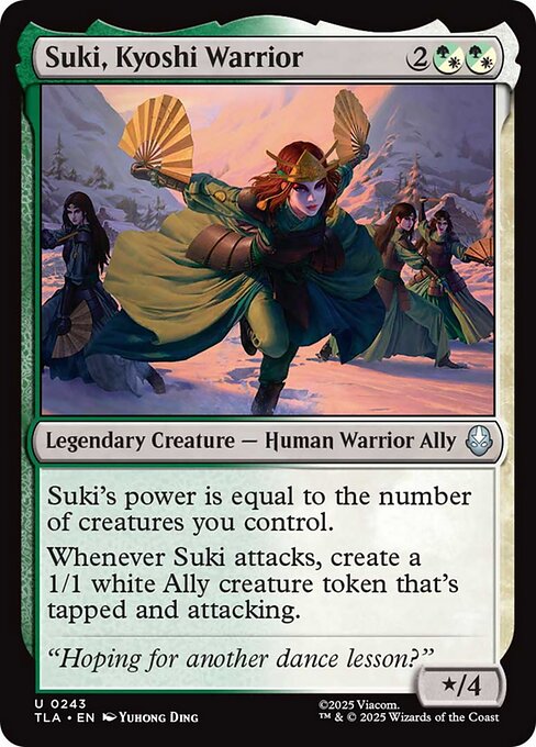 Magic the Gathering Card - Suki, Kyoshi Warrior - MTG Circle