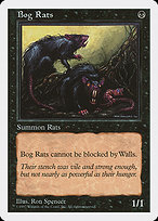 Magic the Gathering Card - Bog Rats - MTG Circle
