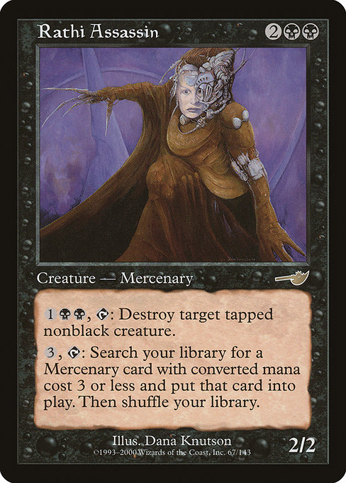 Magic the Gathering Card - Rathi Assassin - MTG Circle