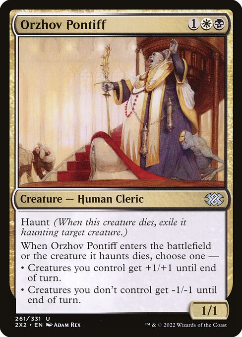 Magic the Gathering Card - Orzhov Pontiff - MTG Circle