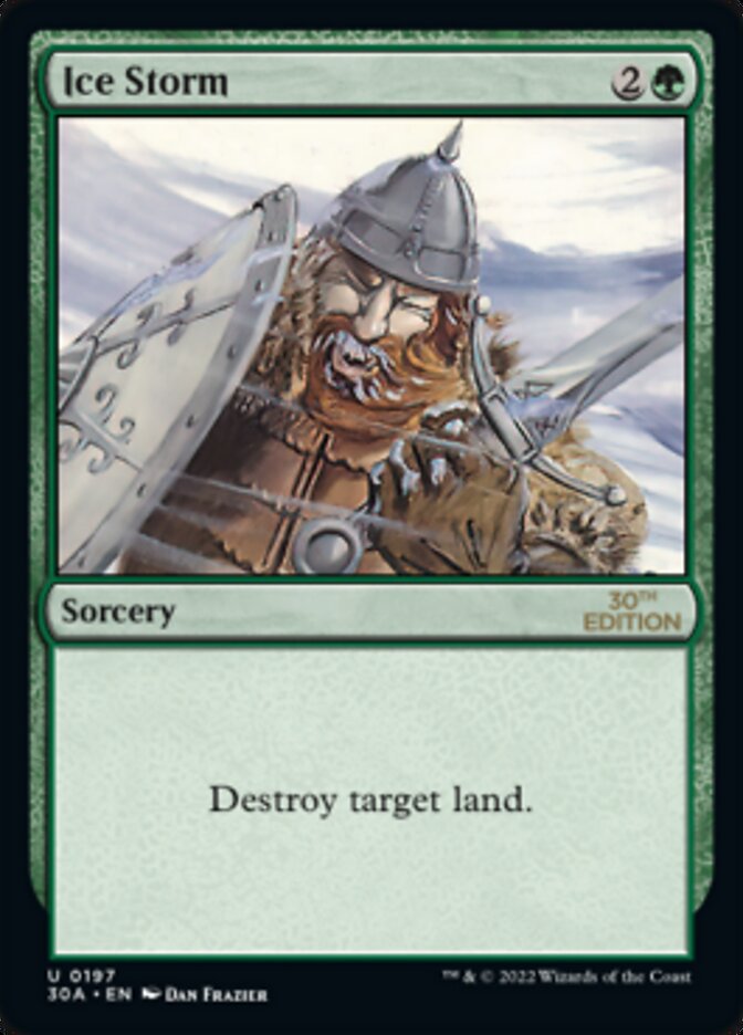 Magic the Gathering Card - Ice Storm - MTG Circle