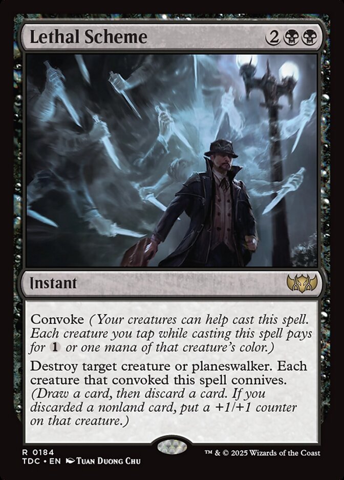 Magic the Gathering Card - Lethal Scheme - MTG Circle