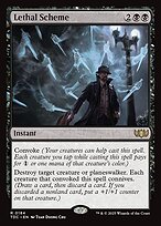 Magic the Gathering Card - Lethal Scheme - MTG Circle