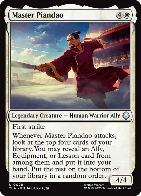 Magic the Gathering Card - Master Piandao - MTG Circle