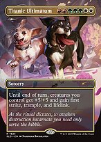 Magic the Gathering Card - Titanic Ultimatum - MTG Circle