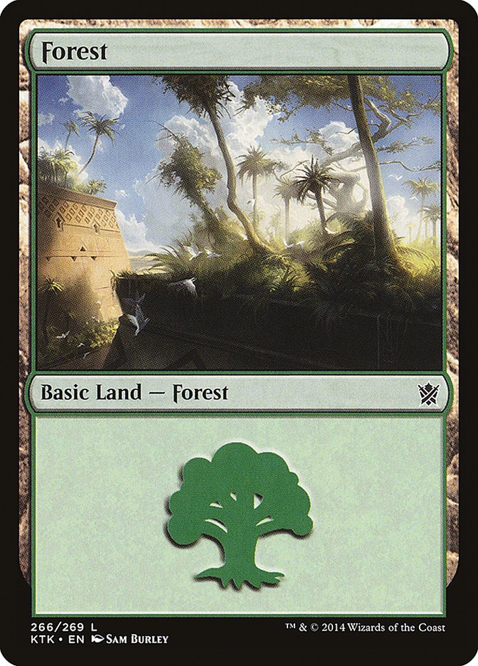 Magic the Gathering Card - Forest - MTG Circle