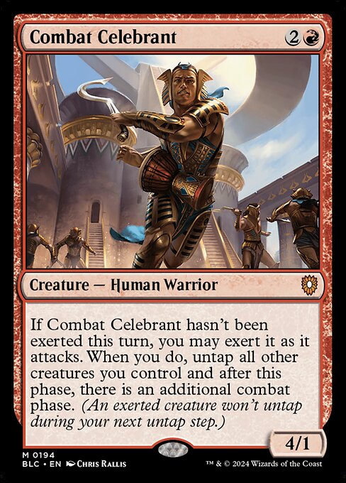 Magic the Gathering Card - Combat Celebrant - MTG Circle