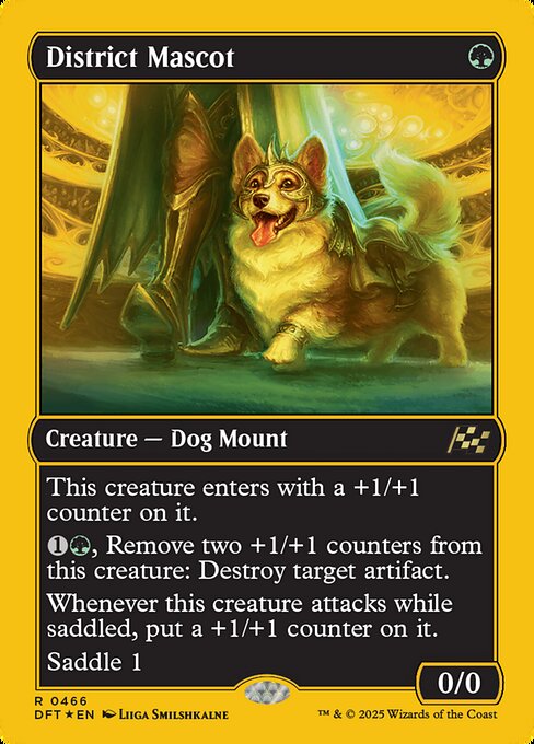 Magic the Gathering Card - District Mascot - MTG Circle
