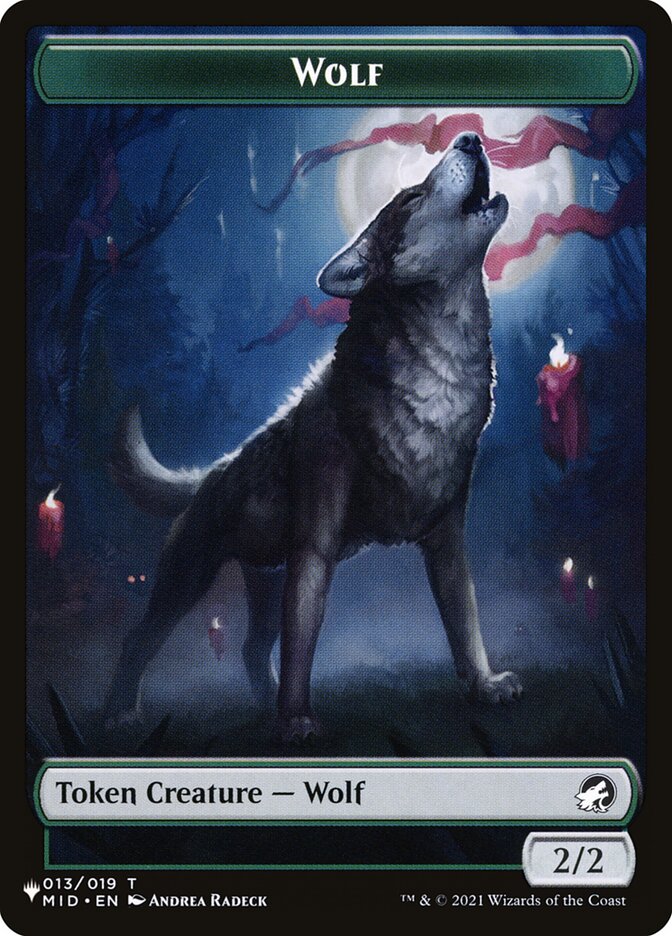 Magic the Gathering Card - Wolf - MTG Circle