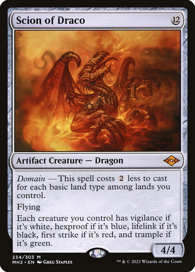 Magic the Gathering Card - Scion of Draco - MTG Circle