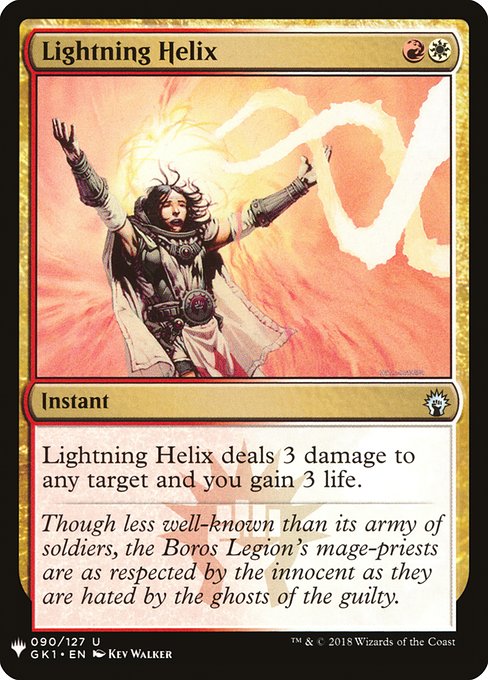 Magic the Gathering Card - Lightning Helix - MTG Circle