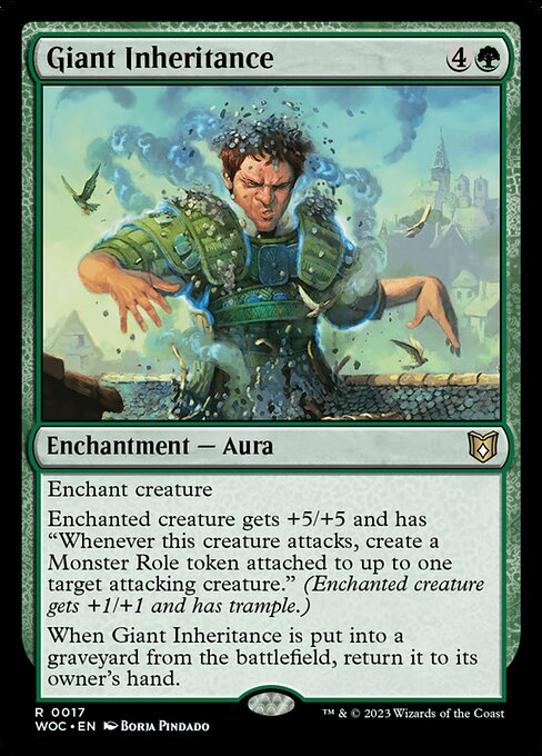 Magic the Gathering Card - Giant Inheritance - MTG Circle