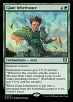 Magic the Gathering Card - Giant Inheritance - MTG Circle
