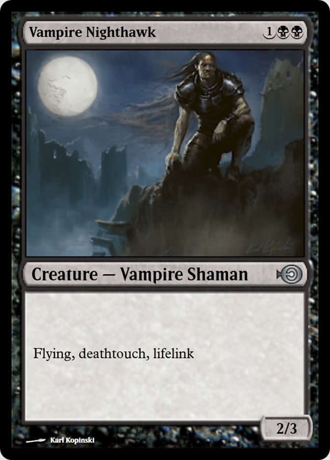 Magic the Gathering Card - Vampire Nighthawk - MTG Circle