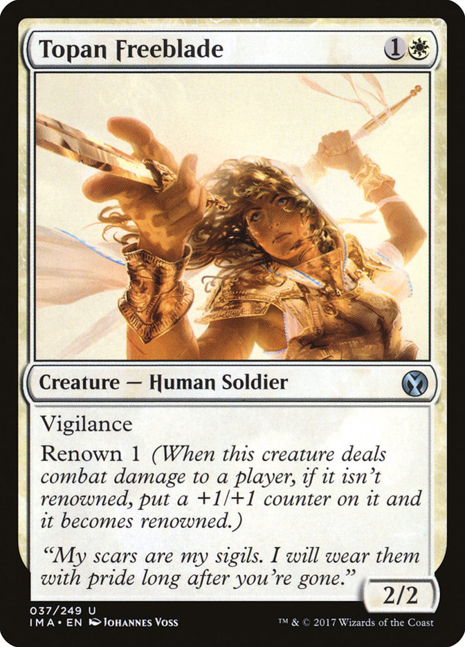 Magic the Gathering Card - Topan Freeblade - MTG Circle