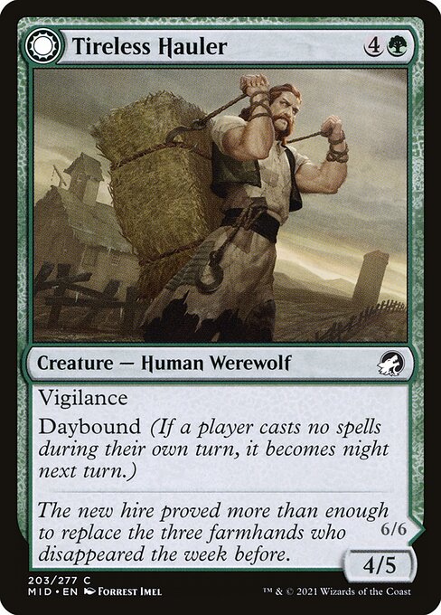 Magic the Gathering Card - Tireless Hauler - MTG Circle