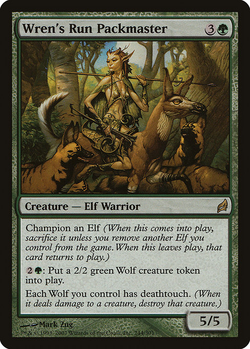 Magic the Gathering Card - Wren's Run Packmaster - MTG Circle