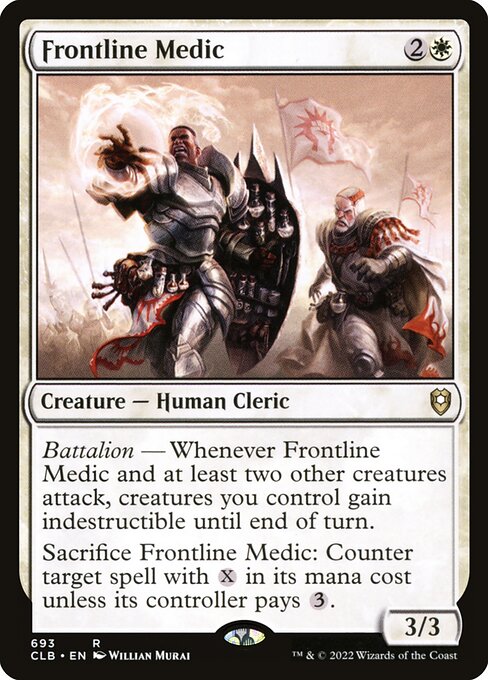 Magic the Gathering Card - Frontline Medic - MTG Circle