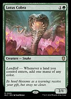 Magic the Gathering Card - Lotus Cobra - MTG Circle