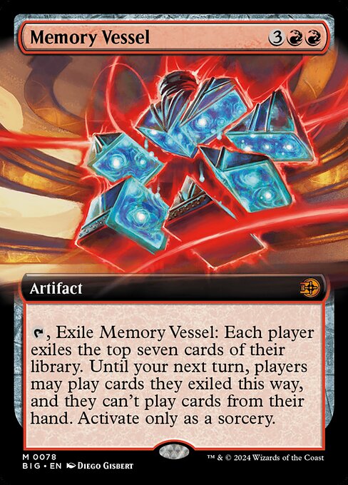 Magic the Gathering Card - Memory Vessel - MTG Circle