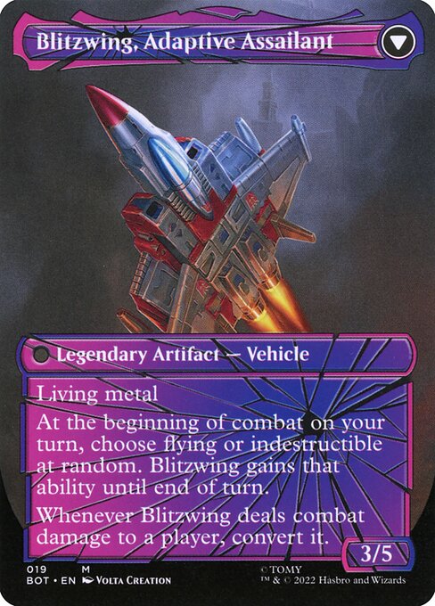 Magic the Gathering Card - Blitzwing, Adaptive Assailant - MTG Circle
