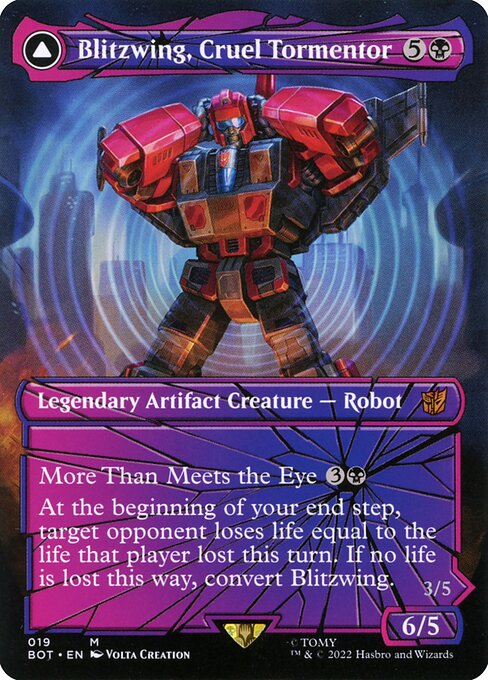 Magic the Gathering Card - Blitzwing, Cruel Tormentor - MTG Circle
