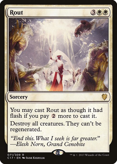Magic the Gathering Card - Rout - MTG Circle