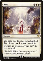 Magic the Gathering Card - Rout - MTG Circle