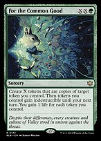 Magic the Gathering Card - For the Common Good - MTG Circle